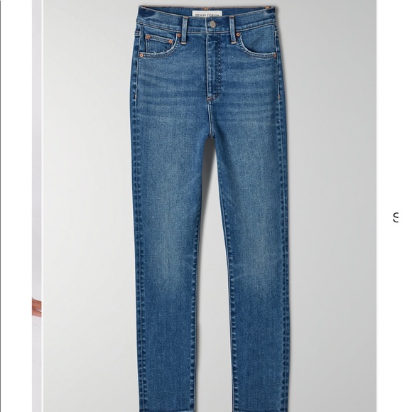 Aritzia denim forum the Lola high rise 26L 26W NWT - Picture 1 of 9